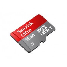 SanDisk 16 GB microSDHC Hafıza Kartı Class10 - 98 MB/sn Okuma Hızı - Kart Adaptörlü